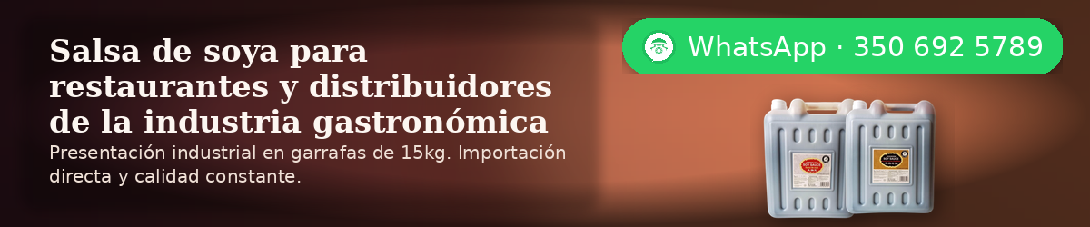 Pocho Foods - Salsa de soya fermentada (WhatsApp)