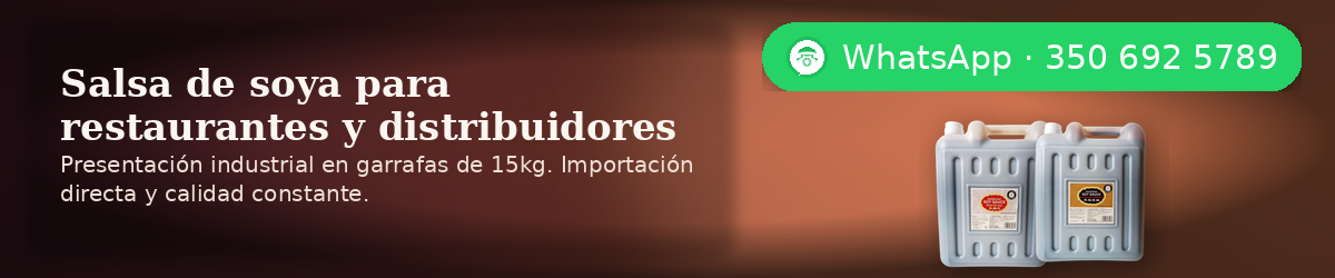 Pocho Foods - Salsa de soya fermentada (WhatsApp)