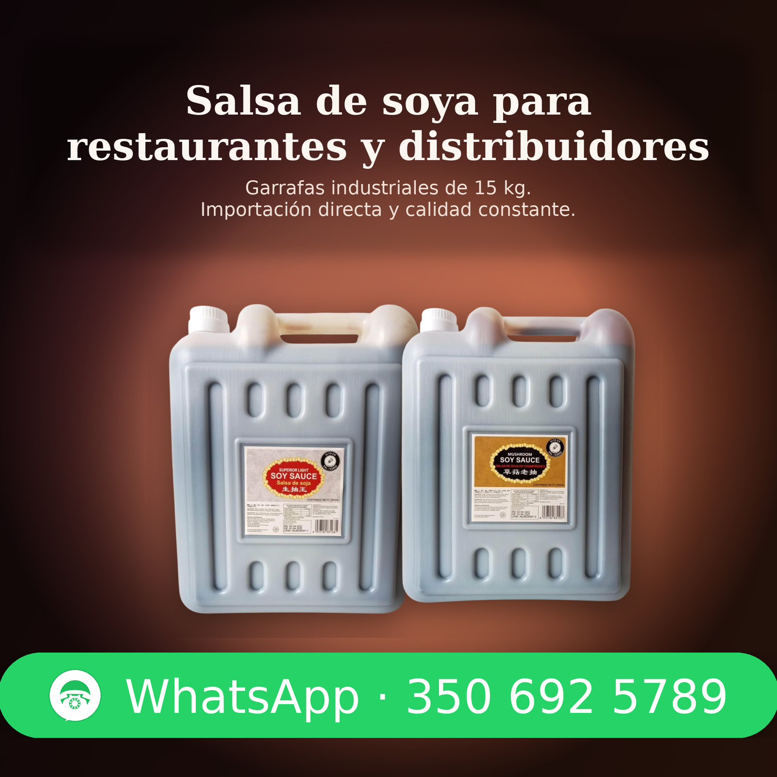 Pocho Foods - Salsa de soya fermentada (WhatsApp)